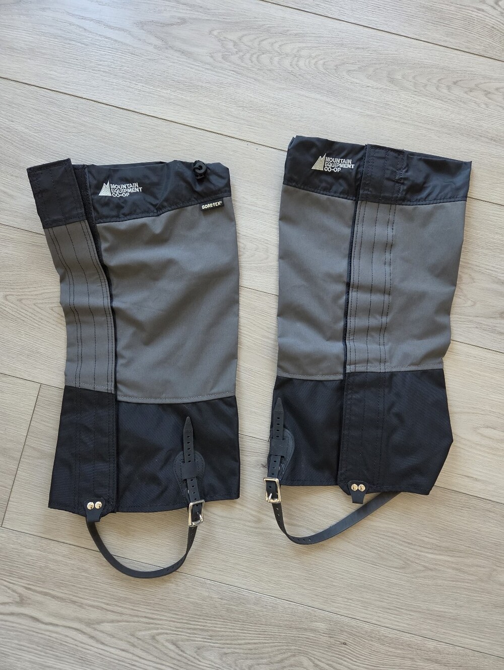 MEC Vintage Gore-Tex Hiking Gaiters Unisex Size Large *Still Water Repelling